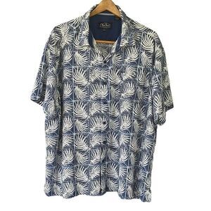 Nat Nast Silk Hawaiian Short Sleeve Shirt Men’s XXL